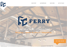 Tablet Screenshot of ferryconstruction.com